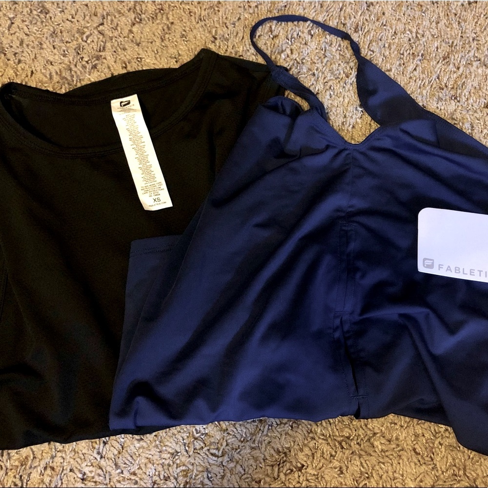 Two Fabletics Tank Tops, XS